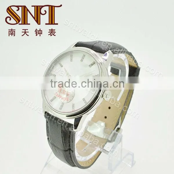 SNT-ME064 mechanical leather watch genuine leather wrap watch