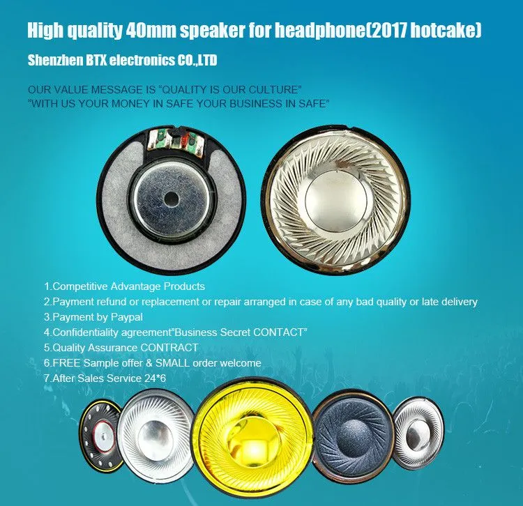 Factory high quality 9mm mini speaker driver unit 32 ohm