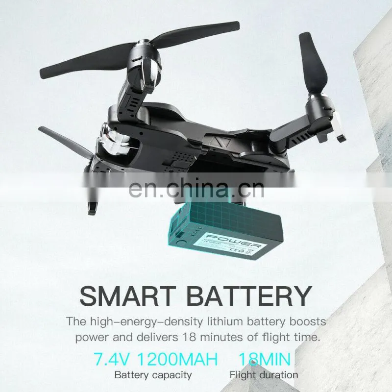 newest follow me 15min flying time Optical flow positon drone with 1080P dual wifi camera and gimbale adjustable camera