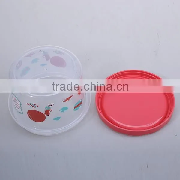 250+500+1000ML plastic pp lunch box vegetable and fruit fresh keeping box