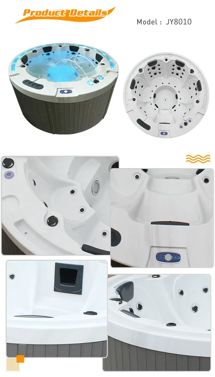Spa Bath Massage Outdoor Round Whirlpool Spas Tub
