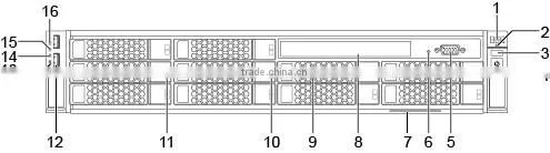 Original Quidway HUAWEI 2U rack server RH2288H V3 with GE ports