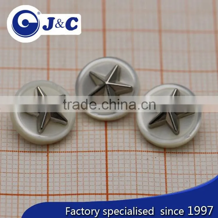 Trocas Shell Buttons with metal base