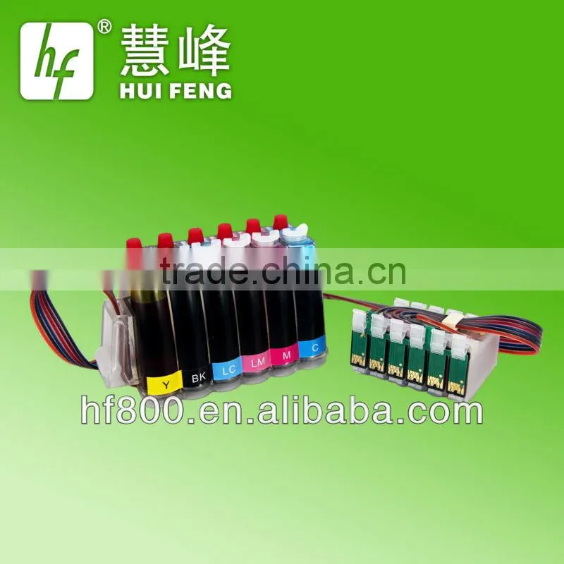 continuous ink supply system for Epson 6 color 9 pin Series R265/R360/R285/RX585/RX685/P50/RX560/PX650/PX50