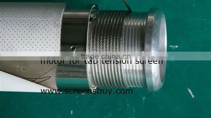 motor for tab tension screen
