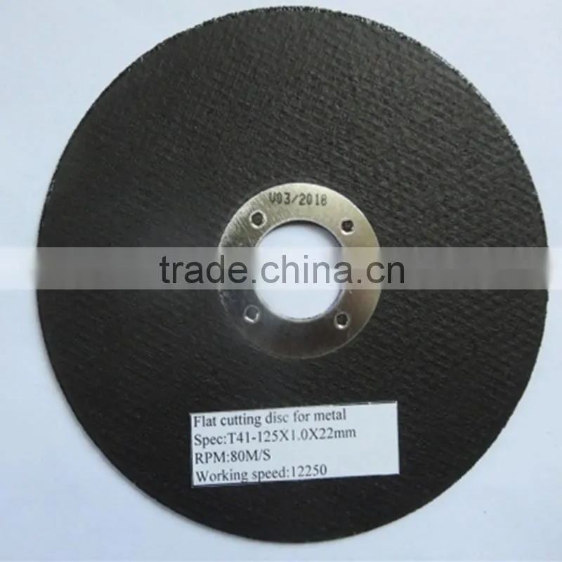 Green color cutting disc for inox