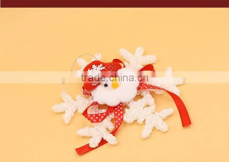 Wholesale 15 cm Christmas Tree Ornaments White Snowflake New Year Decoration Winter Wedding Decoration