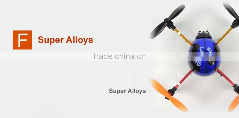 China Manufacture 4 Channels with gyroscope 3D rolling RC Ladybird, 2.4G transmitter