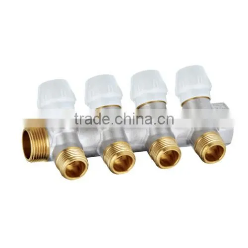 Yuhuan manufacture brass exhaust 4-ways maniflod