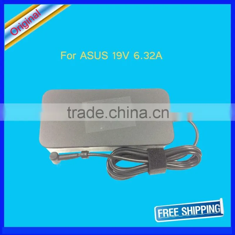 New original 100 240v 50 60hz laptop ac adapter for asus 120w ac adapter 19v 6.32a laptop power charger