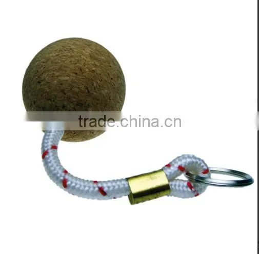 Floating Cork Ball Keyrings