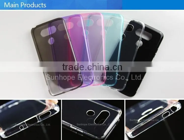 Transparent tpu china suppliers cell phone case For LG G5 cover