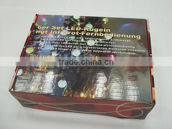 2016 new style hot sale led wireless christmas bulb light