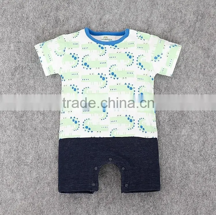 Kids Clothing Lovely Baby Cartoon Printed Outfits Pure Cotton 2016 Summer Clothing Set Casual Cotton Wearing