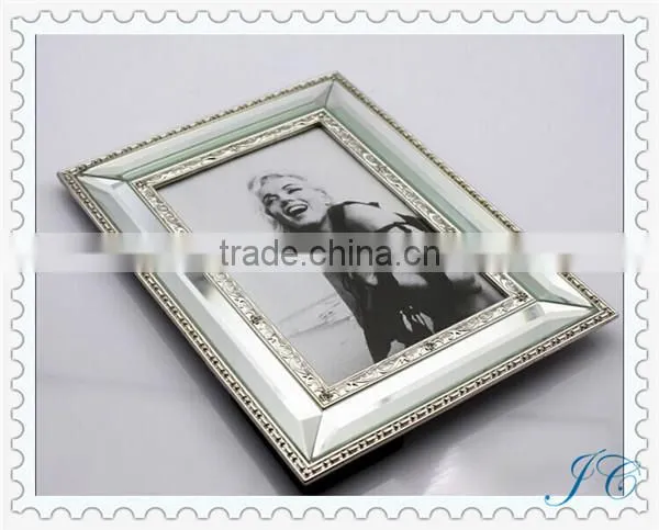 Best Sale Sliver Plated Mirror Photo picture Frame With High Quality