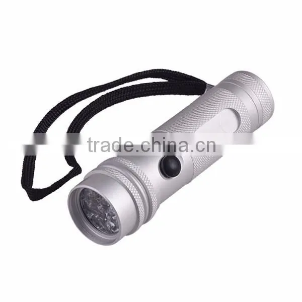 High Quality Durable Flashlight Torch Branded 12 LED Torchlight for Promotion