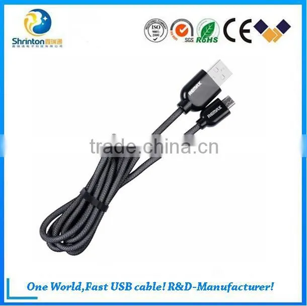 High quality durable remax usb cable for smartphone