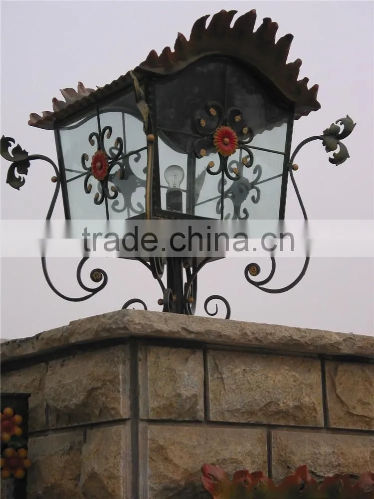 Wrought Iron Garden Light