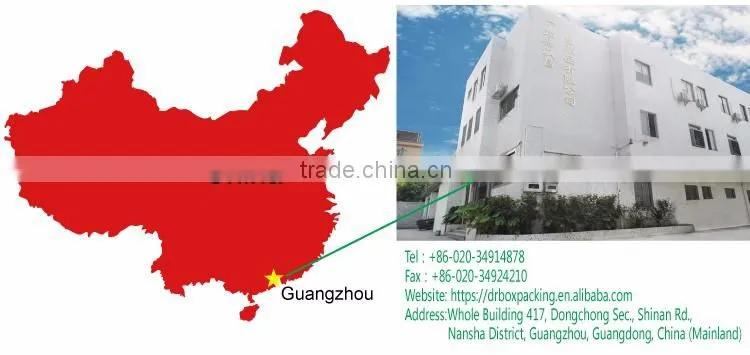 Good quality Flock printing clear plastic retail shoe cardboard packing box Guangzhou