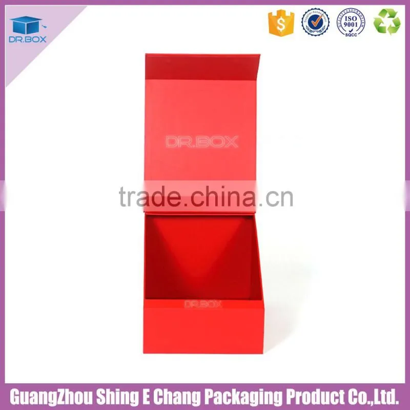 Brand new hard custom cardboard plastic folding packaging box