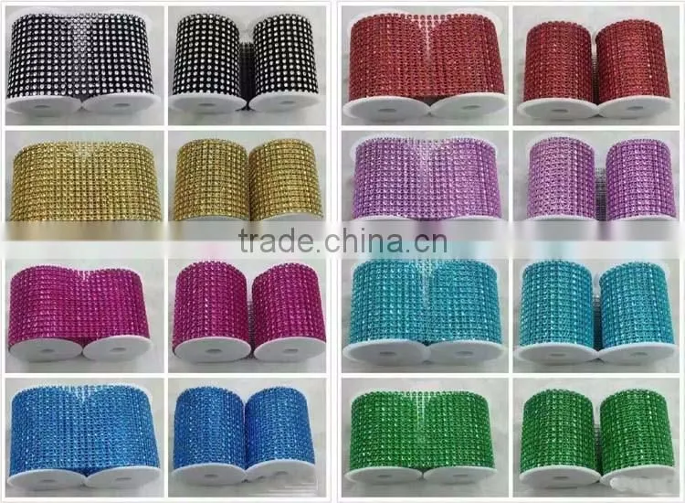 China Manufacture YIWU Wholesale Hot Sale in rolls Rhinestone Mesh sheet net