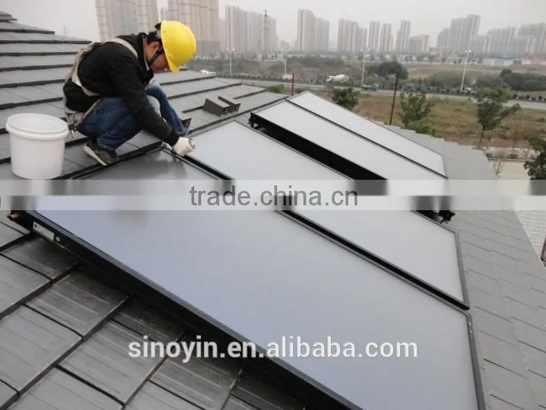 commercial flat plate solar water heater system pressure 300liter CE