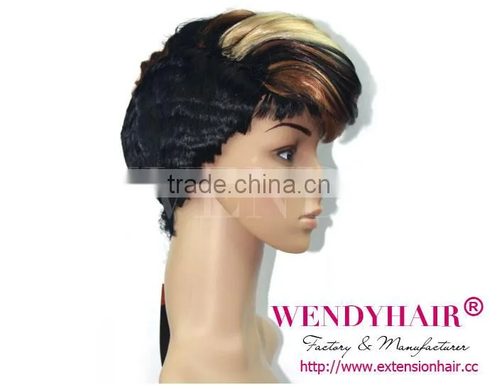 Wendy synthetic wig short hair wholesale price no shedding best quality