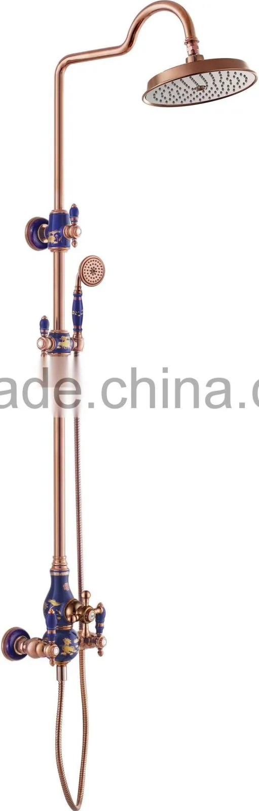 5-way hole bath/bathtub faucet with hand shower deck mounted