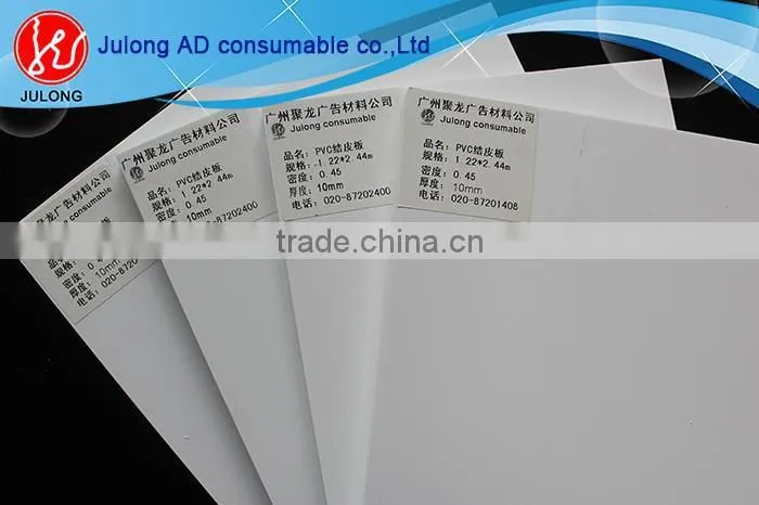 Multifunctional 10mm rigid foam board xps 10mm foam board jual pvc foam board with great price