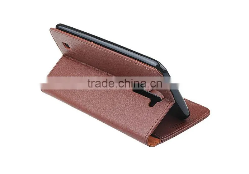 MMT PU Leather Case For K8 Litchi Grain Photo Frame Cover Wallet Style Stand Flip Card Slot MT-5666
