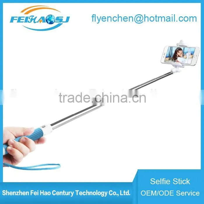 Wholesale High Quality Extendable Wireless Monopod Bluetooth Mini Selfie Stick For Phone