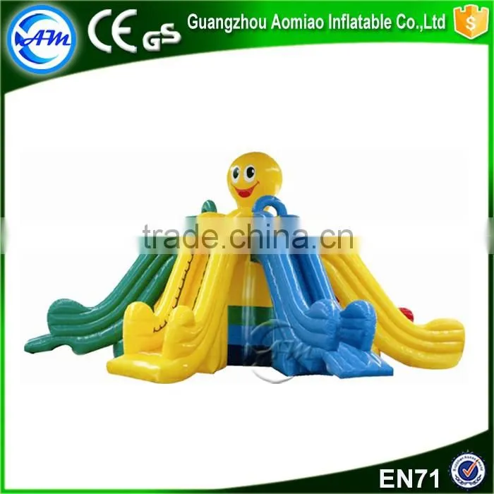 New design colorful octopus kids intex inflatable water slide for sale