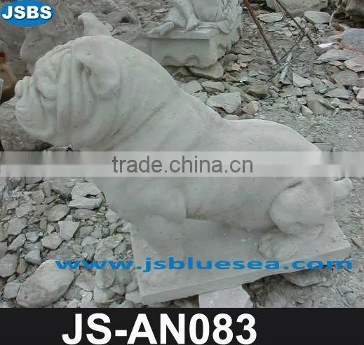 Red marble lion statue with wing