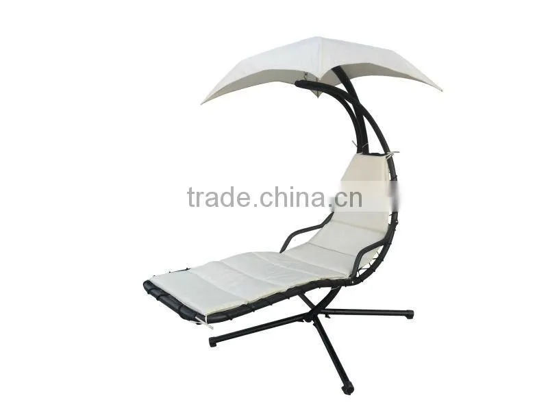 Metal Stand Helicopter Canopy Hanging Outdoor Swing Chair