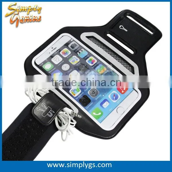 (New) Lycra smart phone armband for iphone, Lycra armband case for iphone 6 plus, Lycra phone armband
