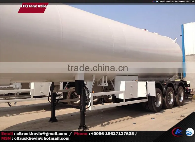 ChengLi 3 Axles 50000 liters LPG Propane Tank Trailer