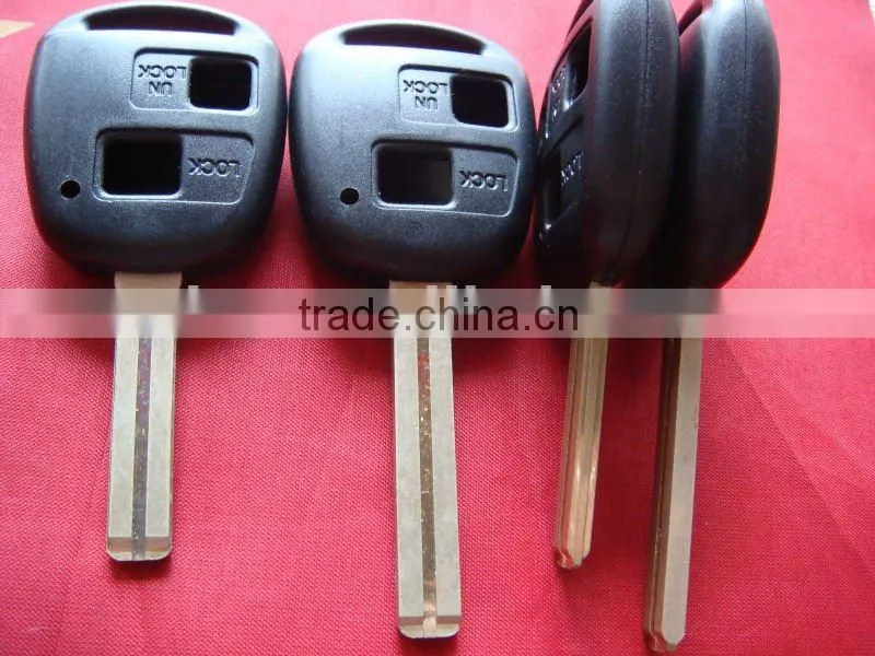 TD car keys ,high quality and competitive for toyota button remote key shell with long blade