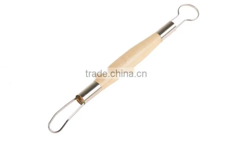 7 Pcs Wood Handle Clay Sculpture Tool Loop Tool