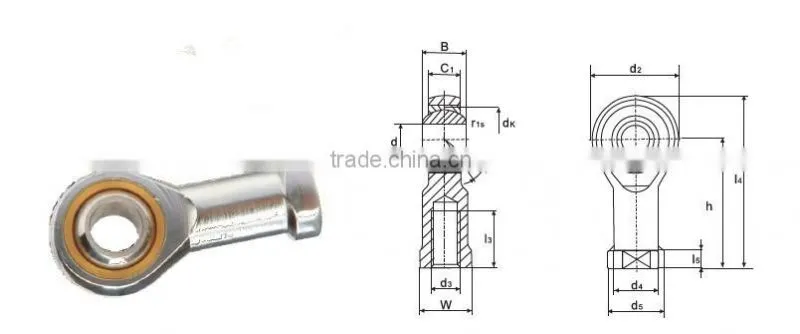 UC5 Rod end bearings M8*1.25