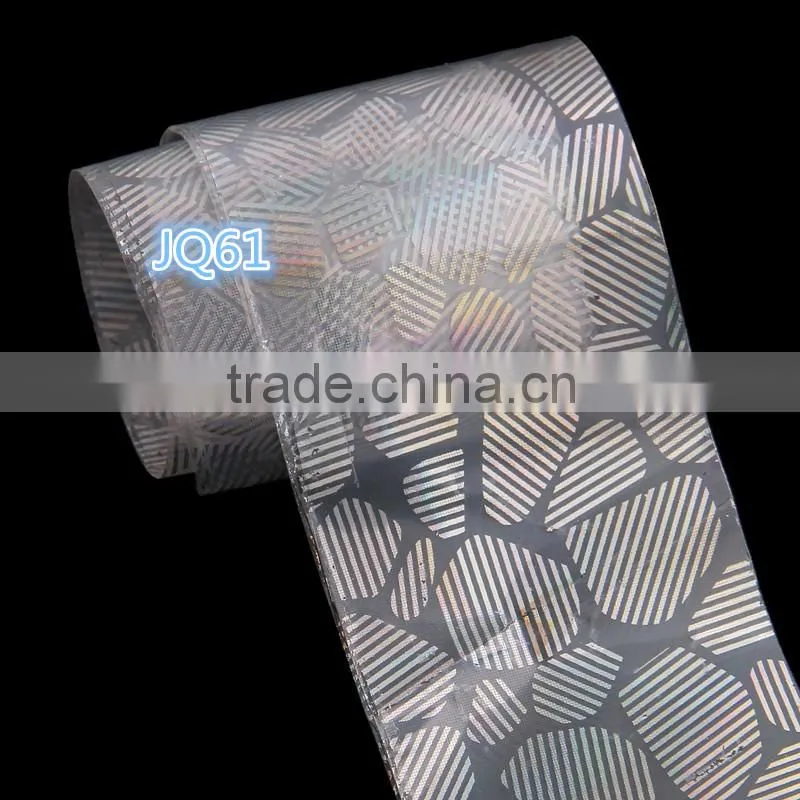 Women Fashion Mixed 4*100CM Nail Art Transfer Foil Set Tip Decoration White flower Christmas'Day stickers