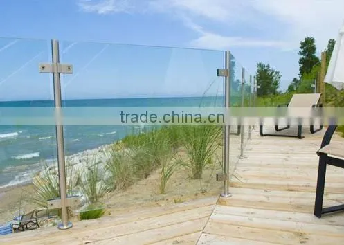 Handrail for outdoor stair steps in Stainless steel pipes