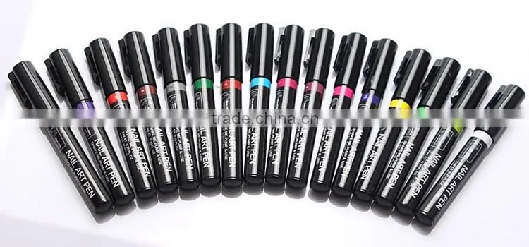 Hotsell nail art designs 16 Colors DIY Nail Use Nail Art Pen