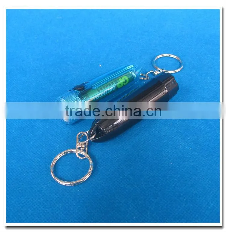 Ningbo supplier competitive price plastic mini keyring torch