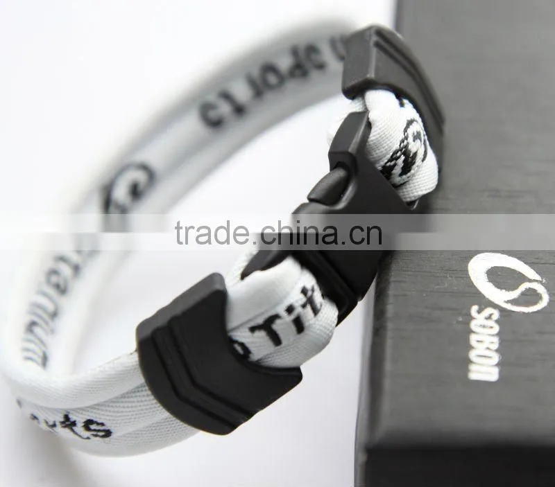 New design -Healthy Ge-Ti Negative Ion Titanium Sports Bracelet(GT-051)
