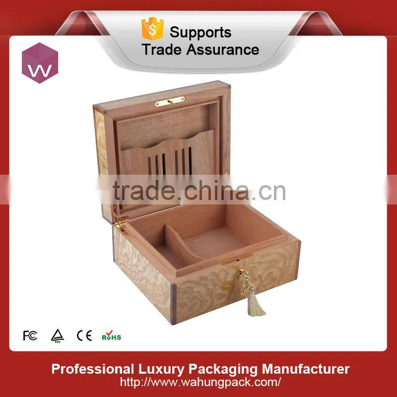 Hot sale personalized empty cigar gift box(WH-3816-ML)