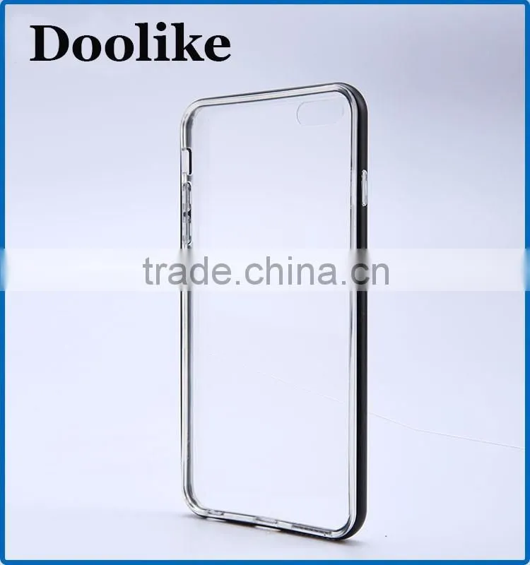 For iPhone 6S / iPhone 6S Plus fashion 2 in 1 360 degree Full protective crystal tpu case