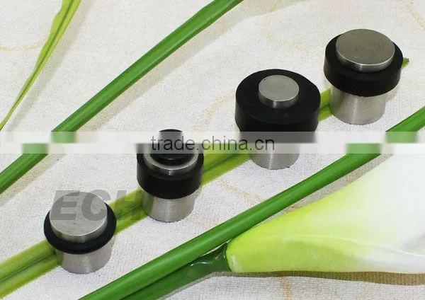 High quality antique stainless steel wooden round door stopper types
