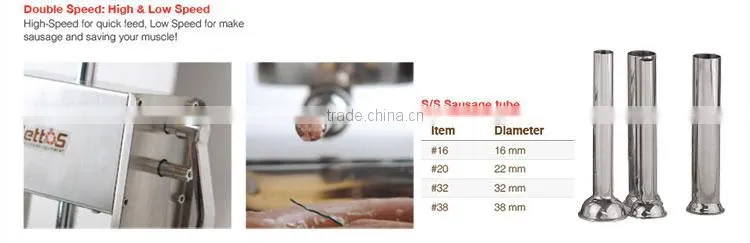3L Screw-type Manual Sausage Stuffer Filler Machine