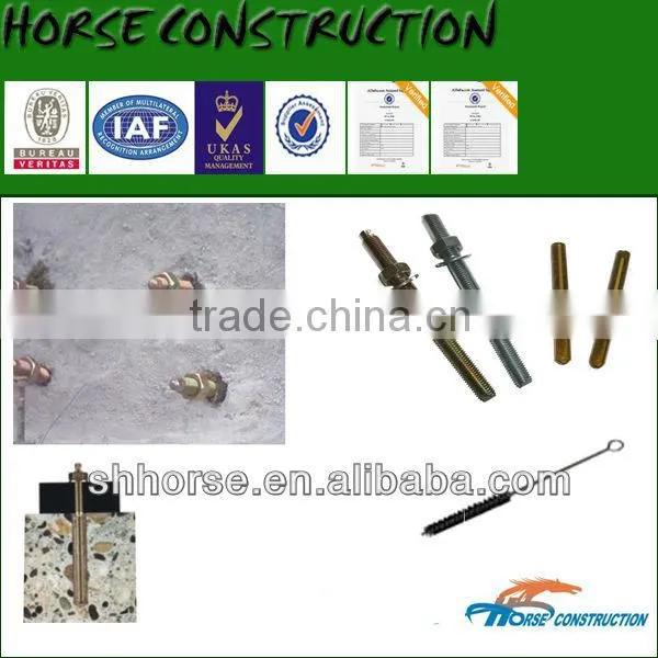 Horse concrete embeds / anchor bolts / Anchor rods