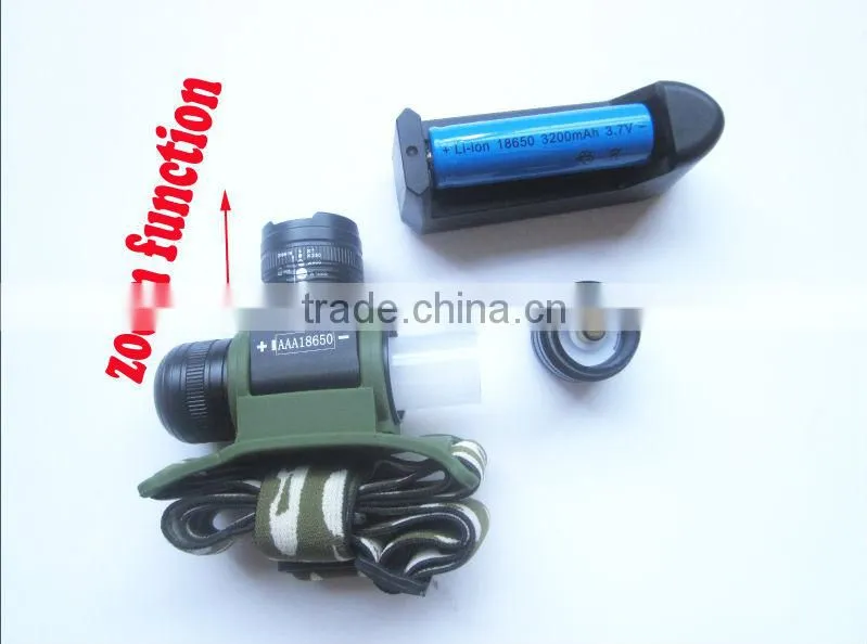 Aluminum High power xml t6 led headlamp headlight